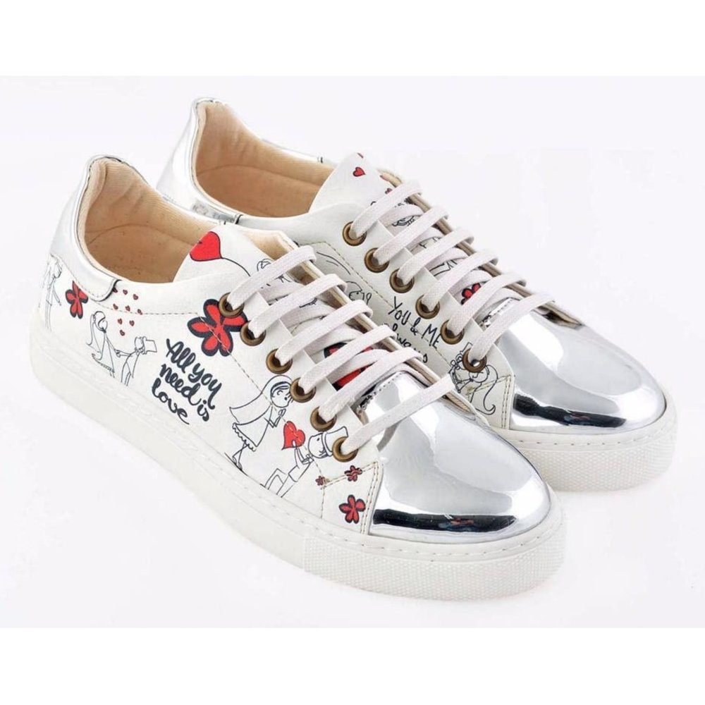 Goby Shoes - All You Need Is Love Sneakers